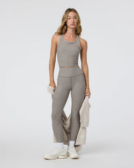 Vuori Clean Elevation Legging - Short Cobblestone Heather