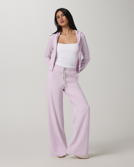 Vuori Halo Essential Wideleg Women's Lilac Breeze Heather Pants