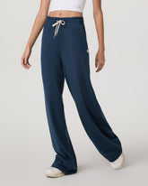 Vuori Halo Wideleg Women's Blue Coast Heather Pants