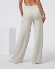 Vuori Halo Essential Wideleg Ecru Heather