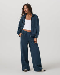 Vuori Restore Ultra Wideleg Sweatpant Women's Ocean Blue Pants