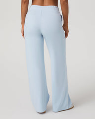 Vuori Halo Essential Wideleg - Short Soft Sky Heather Pants