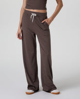 Vuori Halo Essential Wideleg Pant - Short Java Heather