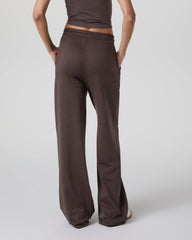 Vuori Halo Essential Wideleg Pant - Short Java Heather