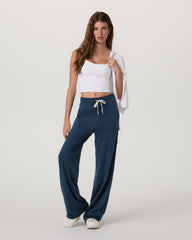 Vuori Halo Wideleg - Long Women's Blue Coast Heather Pants