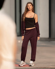 Vuori Halo Modern Sweatpant Women's Raisin Pants