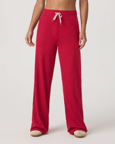 Vuori Halo Wideleg Women's Strawberry Heather Pants