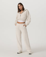 Vuori Restore Straight Leg Sweatpant - Long Bone Heather