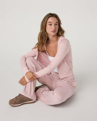 Vuori Women's Halo Straight Leg Pant Vintage Rose Heather