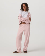 Vuori Women's Restore Straight Leg Sweatpant Vintage Rose