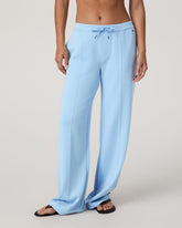 Vuori Compose Wideleg Pant Crystal Blue Mid-High Rise Pants