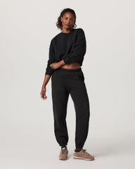 Vuori Women's Restore Classic Sweatpant - Long Washed Black