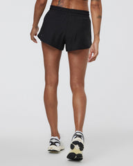 Vuori Clementine Short 2.0 Women's Black Running Shorts