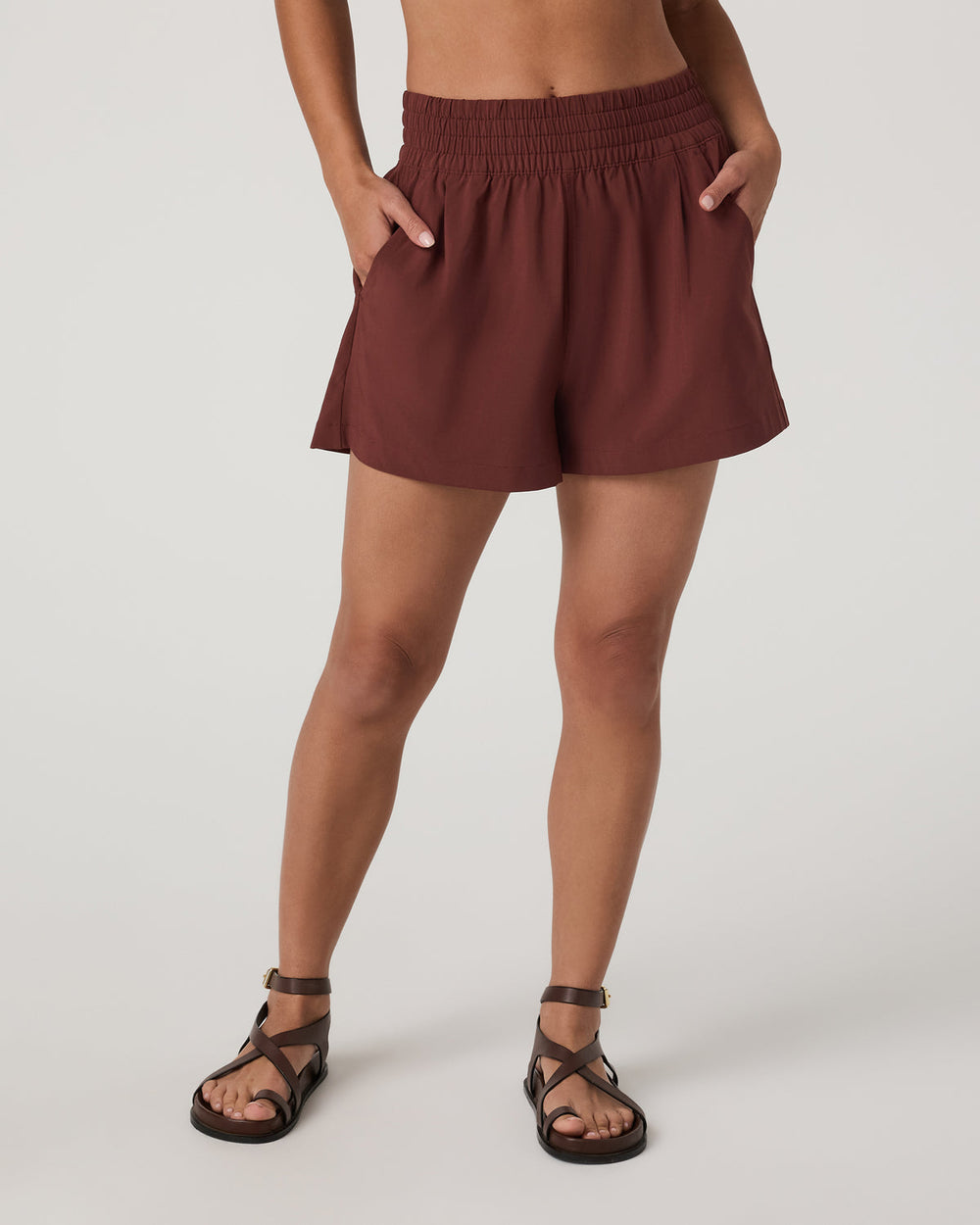Vuori Villa Short Women's Burnt Sienna Contemporary Shorts