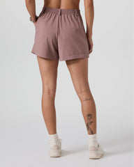 Vuori Villa Trouser Shorts Zion Rose Pleated Shorts