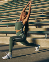 Vuori Vuori AllTheFeels™ Corset Tank Women's Agate Green Tank Top