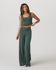 Vuori Halo Essential Scoop Tank Women's Agate Green Tank Top
