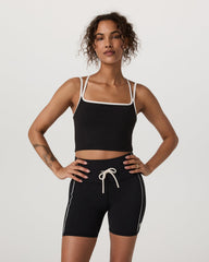 Vuori Daily Layered Tank Women's Black Performance Top