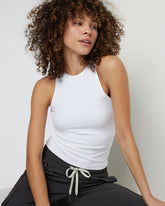 Vuori Vuori AllTheFeels Crew Tank White