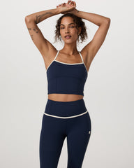 Vuori Vuori AllTheFeels™ Corset Tank Women's Blue Coast Top