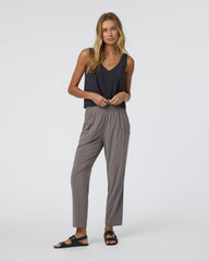 Vuori Villa Cropped Tank Black