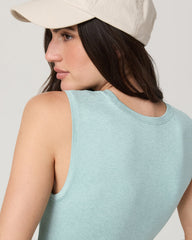 Vuori Halo Scoop Tank Women's Sea Spray Heather Tank Top