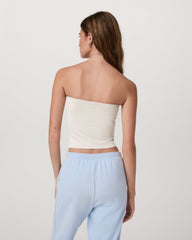 Vuori Halo Tube Top Women's Ecru Heather Tube Top