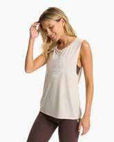 Vuori The Rise The Shine Tank Heather Dust