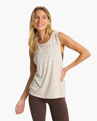Vuori The Rise The Shine Tank Heather Dust