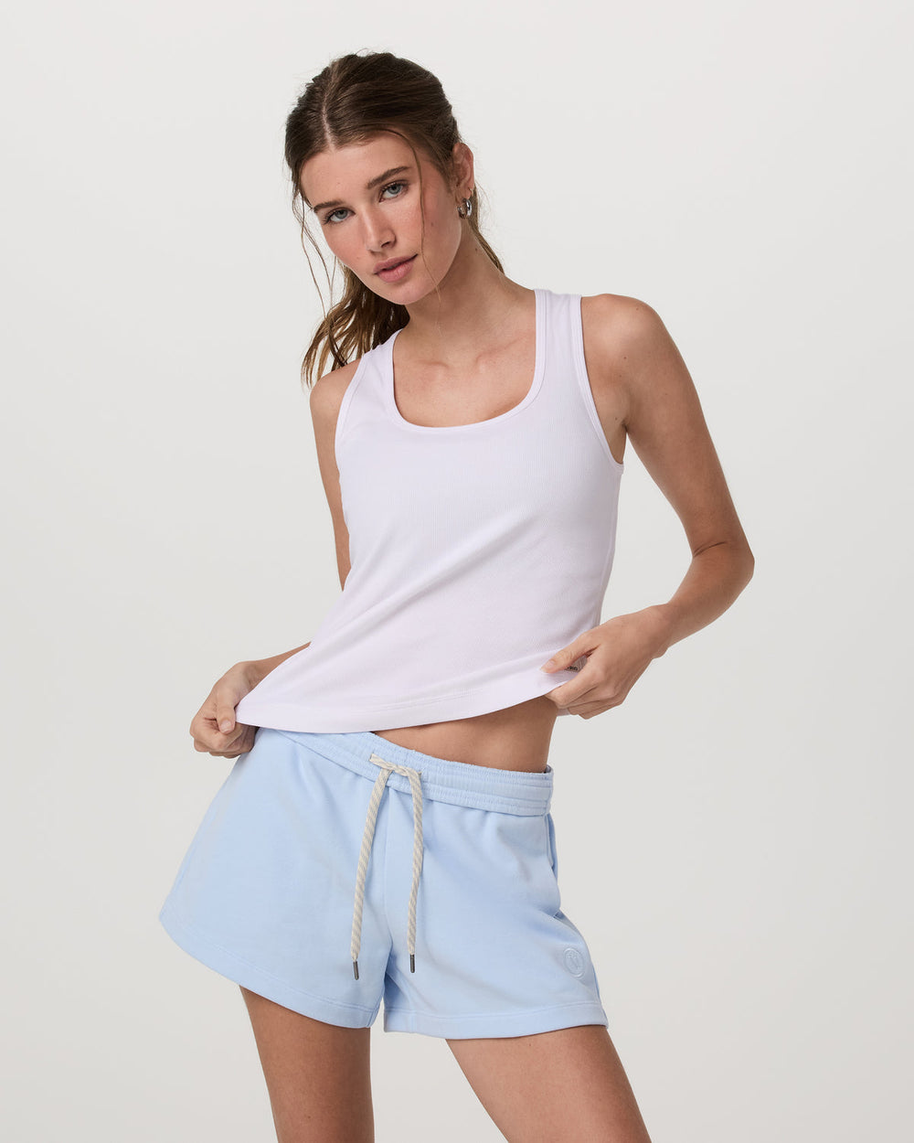 Vuori Pose Layering Tank Women's White Tank Top