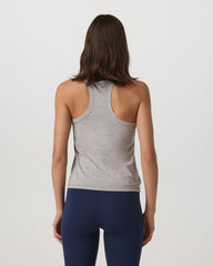 Vuori Lux Racerback Tank Women's Light Heather Grey Top