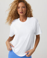 Vuori Energy Long Tee Women's White Performance Tee Shirt