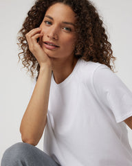 Vuori Feather Tee Women's White Lightweight Tee