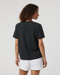 Vuori Feather Tee Women's Washed Black Tee