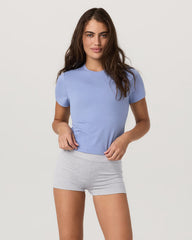 Vuori Short Sleeve Feather Baby Tee Women's Bluebell T-Shirt