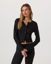 Vuori Halo Cardigan 2.0 Black Heather