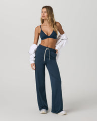 Vuori Halo Triangle Bra Blue Coast Heather Low-Support Bra