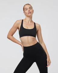 Vuori Yosemite Bra Black Strappy Sports Bra