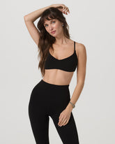 Vuori Vuori AllTheFeels™ Strappy Back Bra Women's Black Sports Bra