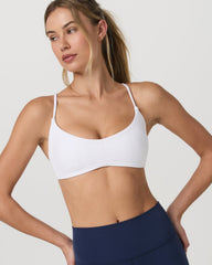 Vuori Vuori AllTheFeels™ Strappy Back Bra Women's White Sports Bra