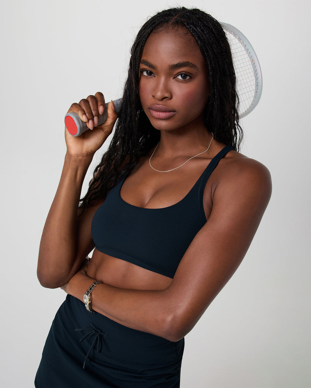 Vuori Yosemite Bra Ink Strappy Sports Bra