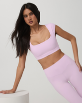 Vuori Vuori AllTheForm™ Short Sleeve Bra Women's Orchid Whisper Bra