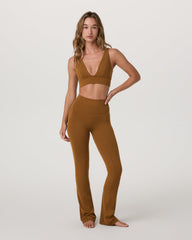 Vuori Vuori AllTheFeels™ Triangle Bra Women's Bra in Rum