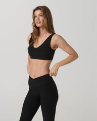 Vuori Elevation Rhythm Bra Black Heather