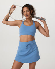 Vuori Yosemite Longline Bra Light French Blue Sports Bra
