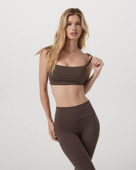 Vuori Inversion Rib Bra Women's Java Sports Bra