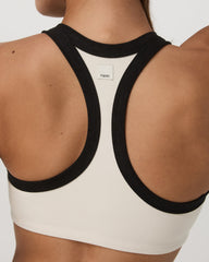 Vuori Elevation Racer Bra Women's Bone Heather Sports Bra