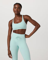 Vuori Yosemite Bra Women's Spearmint Strappy Sports Bra