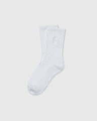 Vuori Half Crew Sock 2.0 White Performance Socks