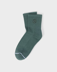 Vuori Half Crew Sock 2.0 Agate Green Performance Socks